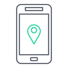 Mobile Map Icon Design