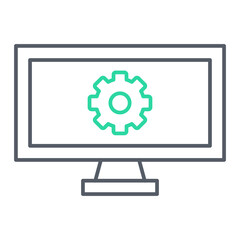 Online Management Icon Design