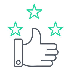 Satisfaction Icon Design