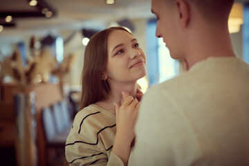 Naklejka premium happy loving couple