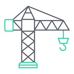 Crane Icon Design