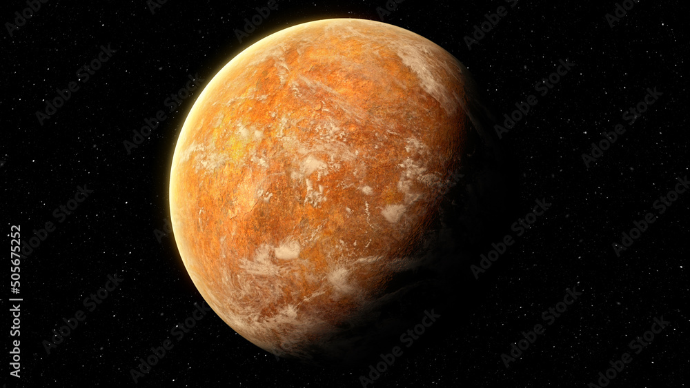Fototapete Space Exploration Alien Planet

Futuristic concept of deep space exploration discovering a new alien planet in another galaxy. Alien world concept
World map element furnished by NASA : https://visible