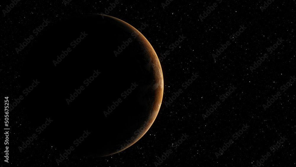 Fototapete Space Exploration Alien Planet

Futuristic concept of deep space exploration discovering a new alien planet in another galaxy. Alien world concept
World map element furnished by NASA : https://visible