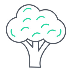 Broccoli Icon Design