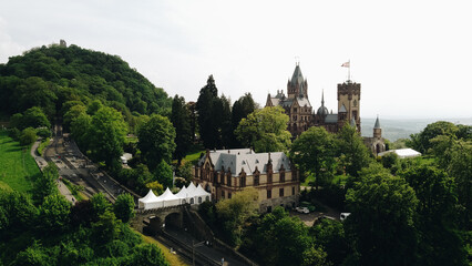 The Drachenburg Castle on Drachenfels