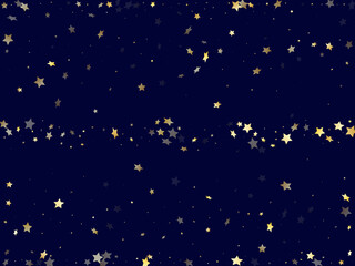 Obraz na płótnie Canvas Gold falling star sparkle elements of glitter gradient vector background.