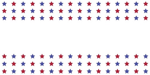 The stars and stripes concept graphic for banner, template and background. American National Holiday. US Flag with American stars, stripes and national colors.
