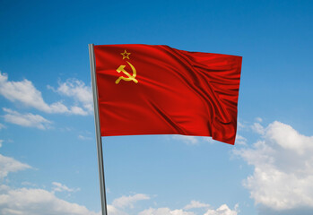 Naklejka na ściany i meble USSR national flag