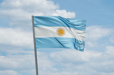 Argentina national flag - 505687281