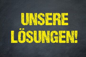 Unsere Lösungen!