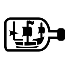 Ship In a Bottle Icon