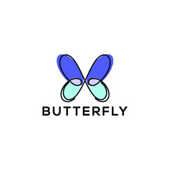 Butterfly Logo Design Vector Concept. Insect Logo Ideas Vector