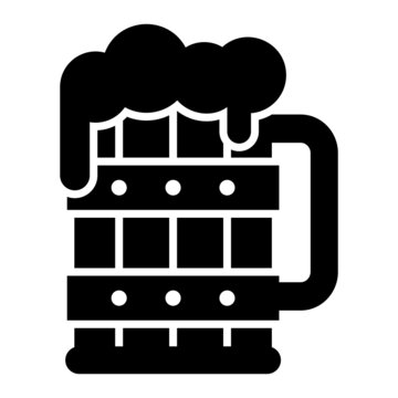 Wooden Mug Icon