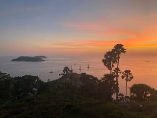 Fototapeta premium Sonnenuntergang in Phuket (Thailand)