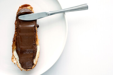 chocolate cream sandwich on table