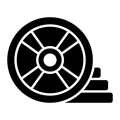 Obraz premium Weight plates Icon