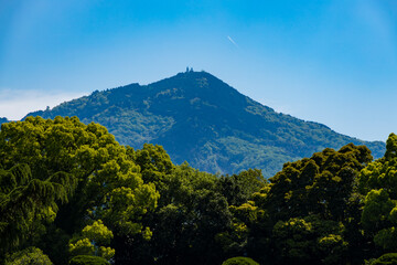 京都から見た比叡山