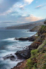 Fototapeta na wymiar Tenerife rocky coast landscape