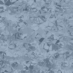 Abstract macro crystal geometric background texture Faded Denim color. Random pattern background. Texture Faded Denim color pattern background.