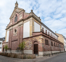The Mulhouse Synagogue is the main Jewish place of worship in the city of Mulhouse. Built according to the plans of the architect Jean-Baptiste Schacre, it was inaugurated in 1849.