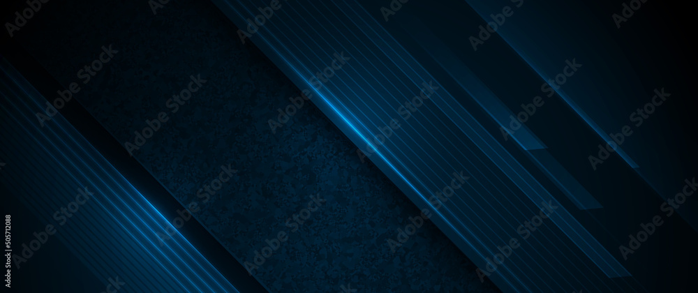 Aufkleber vector abstract light line, stripe pattern, geometric shape and texture on gradient blue colour back
