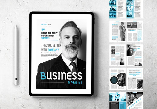 Business E-Magazine Layout