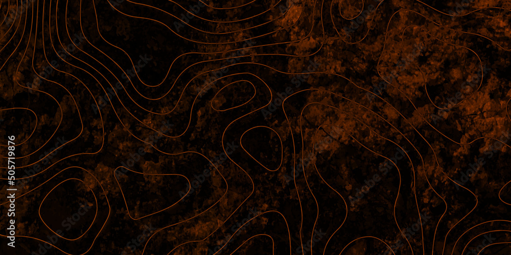 Aufkleber topographic map background concept. topo contour map. rendering abstract illustration. valleys and m