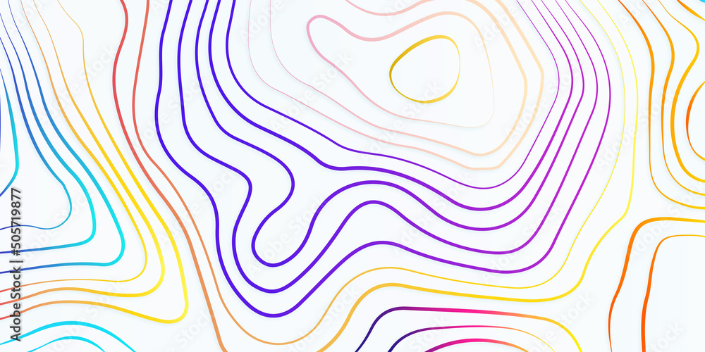 Aufkleber topographic map. geographic mountain relief. abstract concept graphic element and geography scheme, 