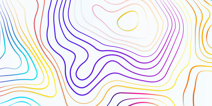 Topographic map. Geographic mountain relief. Abstract concept graphic element and geography scheme, topographic map and landscape terrain texture grid., abstract colorful topography vector background