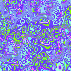 Fototapeta na wymiar Seamless psychedelic groovy background. Fabric texture