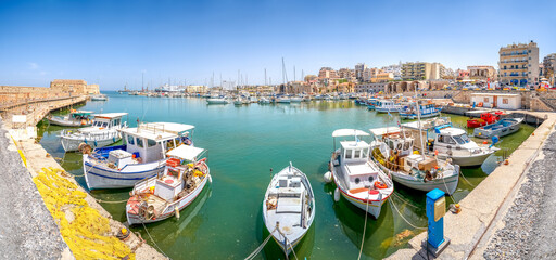 Venezianischer Hafen von Heraklion, Kreta Griechenland 