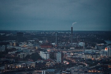 Obraz premium view of the city