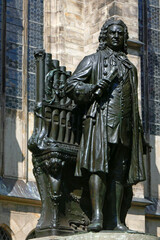 Bach-Statue in Leipzig