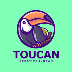 Toucan Bird Mascot Vector Illustration