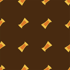 Tequila glass seamless pattern, great design for any purposes. Doodle style. Hand drawn image. Color repeat template. Party drinks concept. Freehand drawing. Cartoon sketch graphic draft