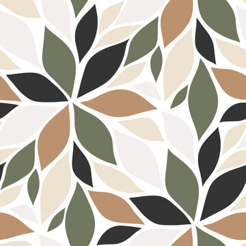 Fototapeta Abstract seamless floral pattern