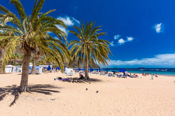 Playa de Las Teresitas beach, Tenerife, Spain, Canary Islands