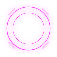 neon light border frame
