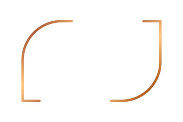 bronze bracket border frame
