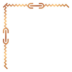 bronze abstract corner edge
