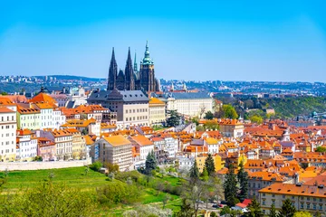 Outdoor kussens Prague Castle on sunny spring day © pyty