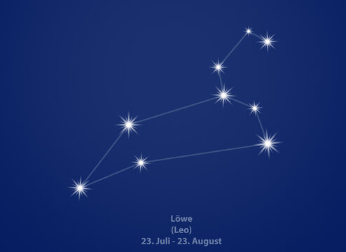 Sternbild L&ouml;we (Leo)