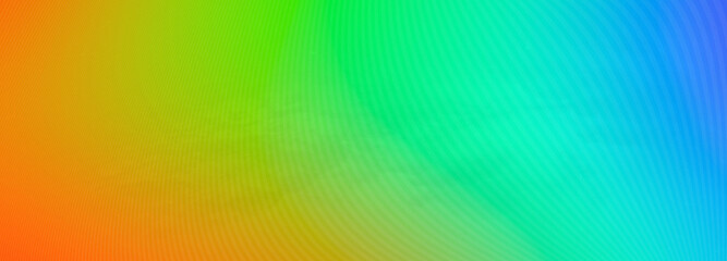 Rainbow gradient background blank. Horizontal banner or wallpaper tamplate. Copy space, place for text, text area. Bright illustration. Space metaverse web 3 technology texture