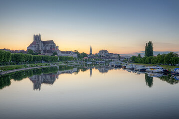 Fototapeta na wymiar Auxerre an der Yonne