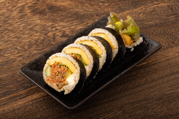 クリームチーズ・ダッカルビ・キンパ