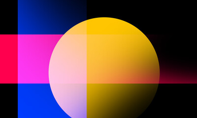 abstract gradient geometric background. dynamic shapes composition