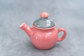     Ceramics, a ceramic product made with hands, made on a potter's wheel, a jug, a mug, clay.