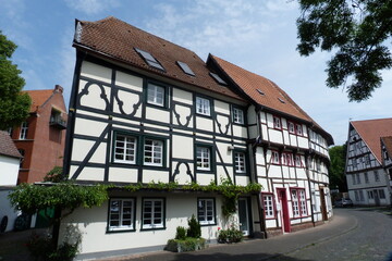 Fototapeta na wymiar Fachwerkhäuser Altstadt Soest