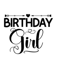 Matching Birthday T-Shirts,Birthday Girl With Crown SVG, Birthday SVG, Birthday Shirt File, Happy Birthday, Birthday Girl, Svg File, Cutting File, Cricut, Silhouette,Birthday Queen SVG,