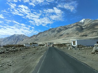 View of Ladakh and Pangong Tso